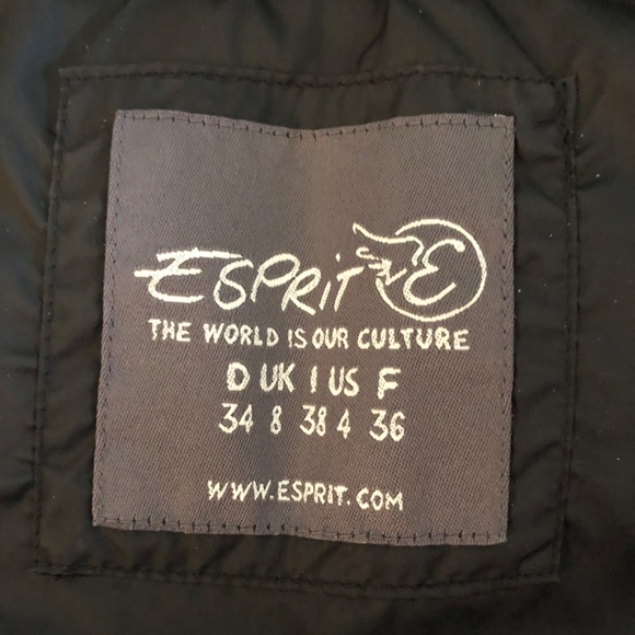 Esprit Winter Down Filled Coat Size 4 - Picture 7 of 8